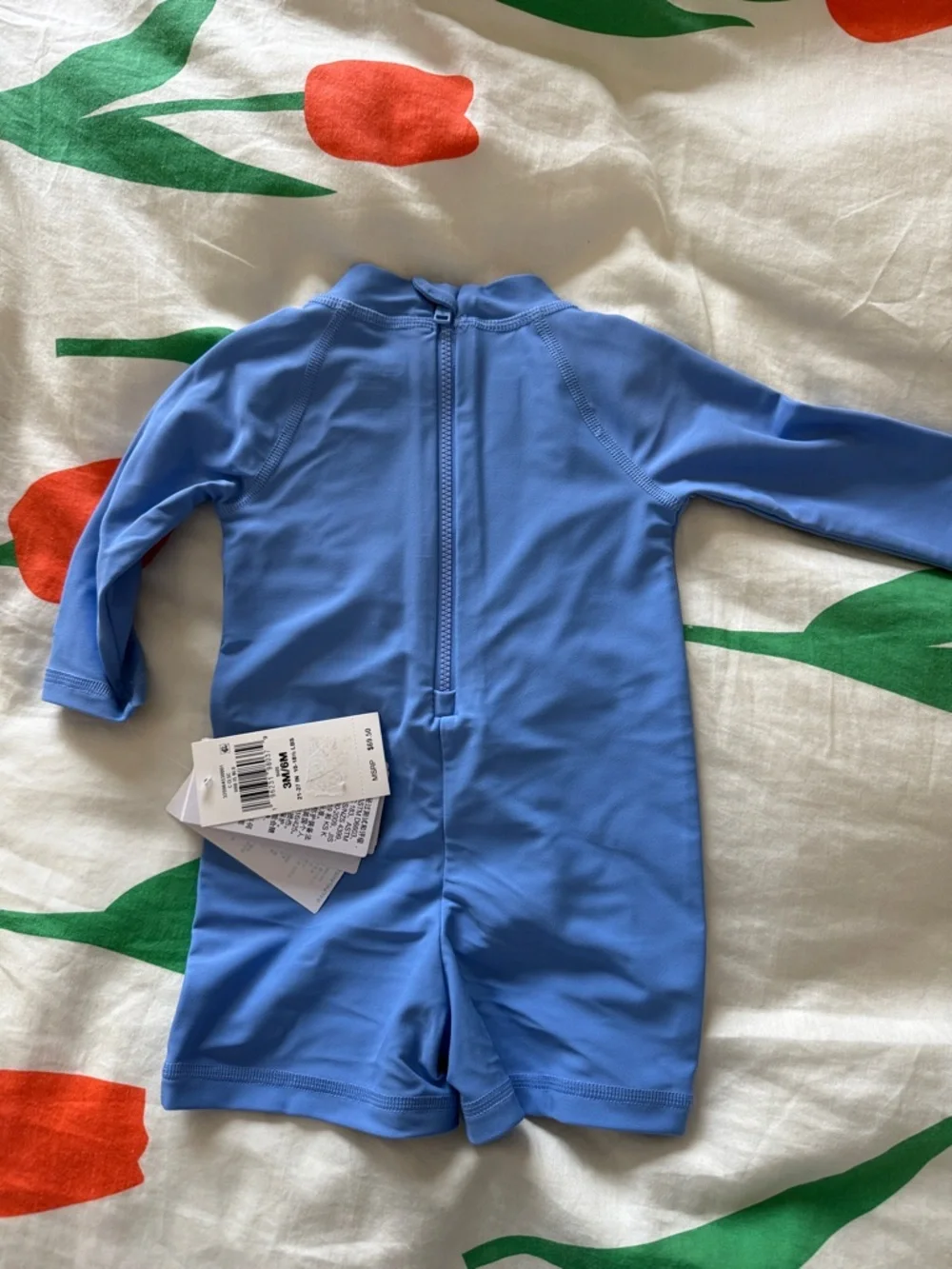 Polo Long-Sleeve Swim Rashguard with Dog Graphic - Picture 7 of 8